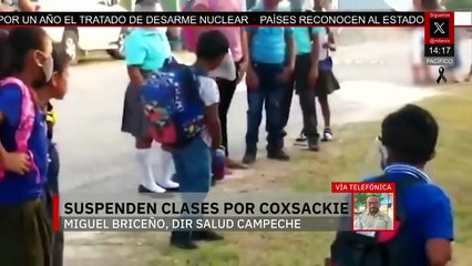 En Campeche, las autoridades ordenan el cierre temporal de escuelas por un brote de coxsackie