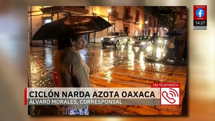 El ciclón tropical 'Narda' deja una persona fallecida en Oaxaca