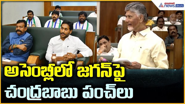 Chandrababu Naidu Speech in AP Assembly: అసెంబ్లీ లో జగన్ పై చంద్రబాబు పంచ్ లు | Asianet News Telugu