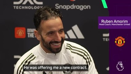 Amorim jokes about being offered new United deal