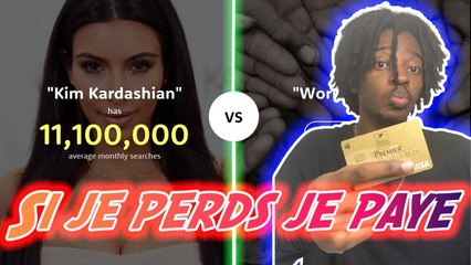 SI JE PERDS JE PAYE