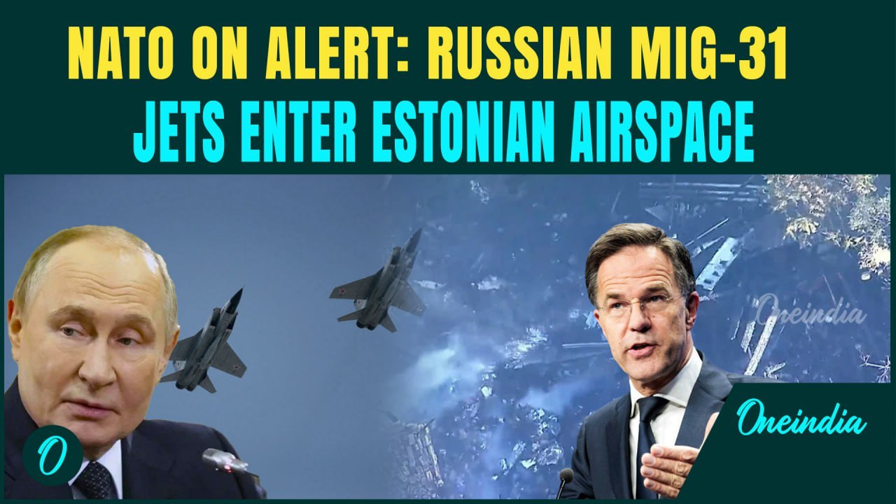 BREAKING: Putin Attacks NATO after Poland – 3 Russian MiG-31 Fighter Jets Cross Border | HIGH ALERT!