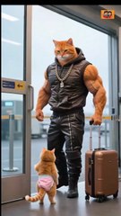 Shocking! Internet Erupts as Little Orange Cat Transforms into Mecha Warlord to Defy Fate!