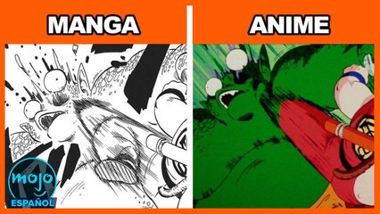 ¡Top 10 Momentos más BRUTALES de Dragon Ball en el Manga que el Anime!