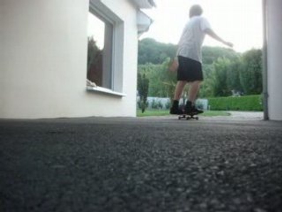 Fakie 5-4 bigspin flip X2 + Impossible