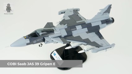 COBI Armed Forces | 5820 --- Saab JAS 39 Gripen E --- unboxing and pure build --- part 3
