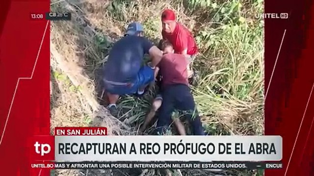 Recapturan a alias ‘El Ratón’, recluso que escapó dos veces de diferentes penales en Cochabamba