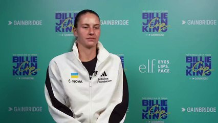 Marta Kostyuk on enjoying her tennis and representing Ukraine
