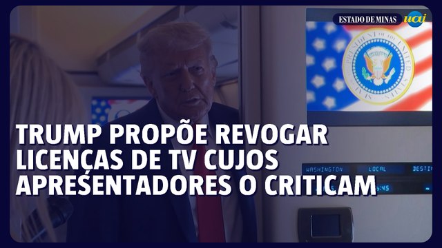 Trump propõe revogar licenças de TV cujos apresentadores o criticam