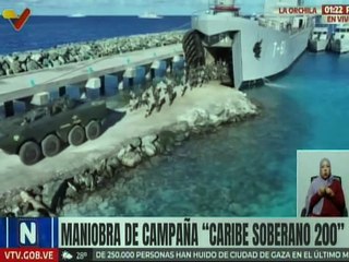 ‌Continúan ejercicios militares de la Maniobra de Campaña "Caribe Soberano 200" en La Orchila