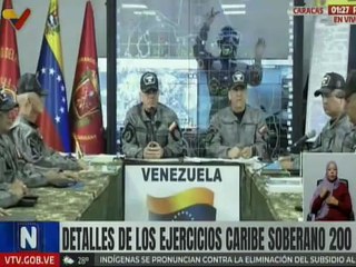 C/G Lenin Ramírez brinda los detalles de los ejercicios de la Maniobra de Campaña "Caribe Soberano 200"