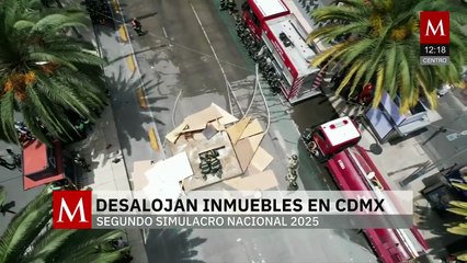 Realizan ejercicios de rescate en CdMx por Segundo Simulacro Nacional 2025