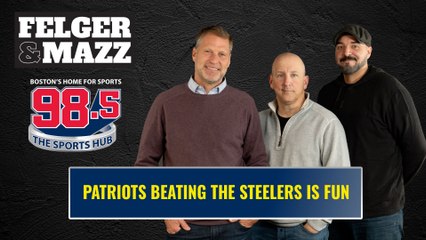 Patriots beating the Steelers is fun