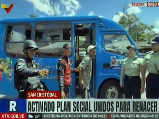 Plan Unidos para Renacer brindó asistencia a personas en estado de vulnerabilidad del estado Táchira