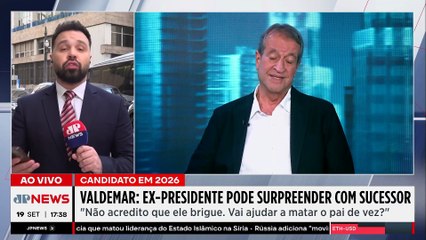 Valdemar: “Ex-presidente pode surpreender com sucessor”