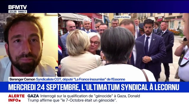 L'ultimatum syndical à Sébastien Lecornu: Il y a eu un vrai succès de la mobilisation du 18 septembre , souligne Berenger Cernon, député LFI de l'Essonne