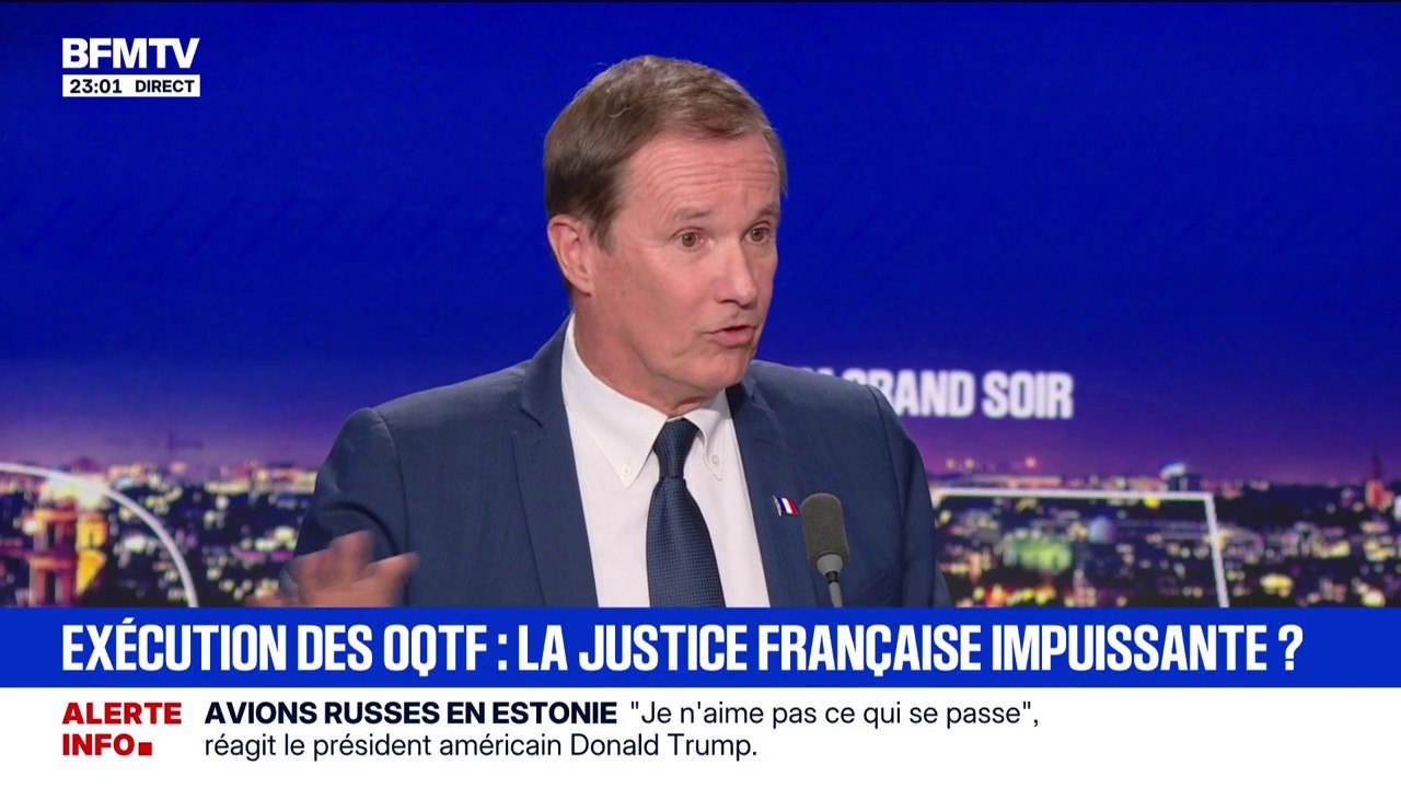 "La colère populaire actuelle s'explique par l'absence de clarté démocratique", estime Nicolas Dupont-Aignan, président du parti Debout la France