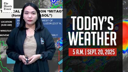 Today's Weather, 5 A.M. | Sept. 20, 2025