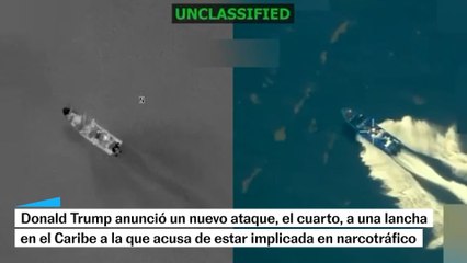 NO USAR Trump anuncia nuevo ataque a lancha en el Caribe