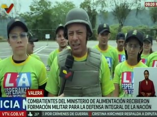 Trujillo | Trabajadores del sector alimentación reciben formación militar para la defensa del país