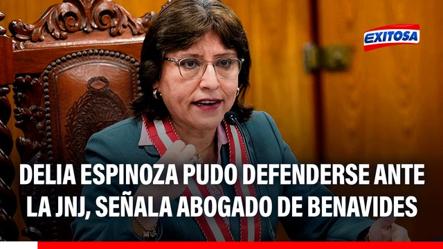 Delia Espinoza tuvo tiempo para defenderse ante la JNJ, señala abogado de Patricia Benavides