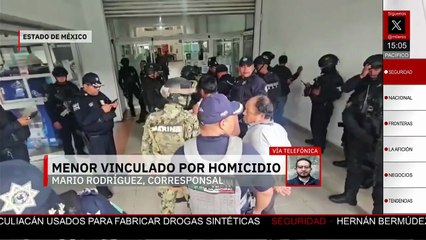 Adolescente es vinculado a proceso por asesinato de un policía del Estado de México