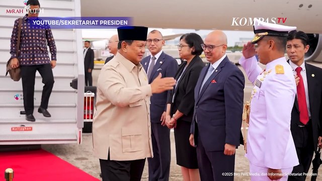 Detik-Detik Presiden Prabowo Tiba di Jepang untuk Expo 2025 Osaka