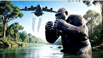 King Kong vs. White Tiger Man_ The confrontation begins on a military cargo plane