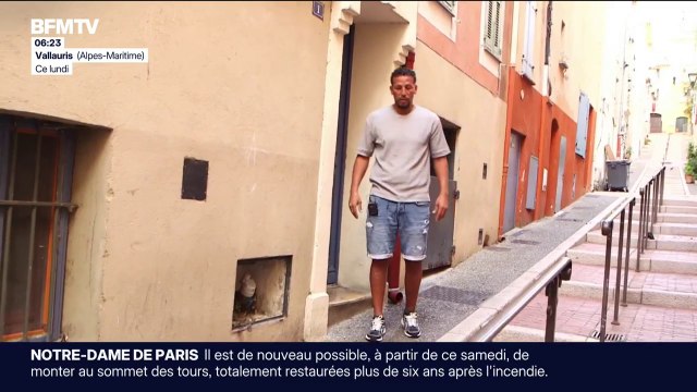 Un homme victime d'une balle perdue à Vallauris, dans les Alpes-Maritimes, témoigne sur BFMTV