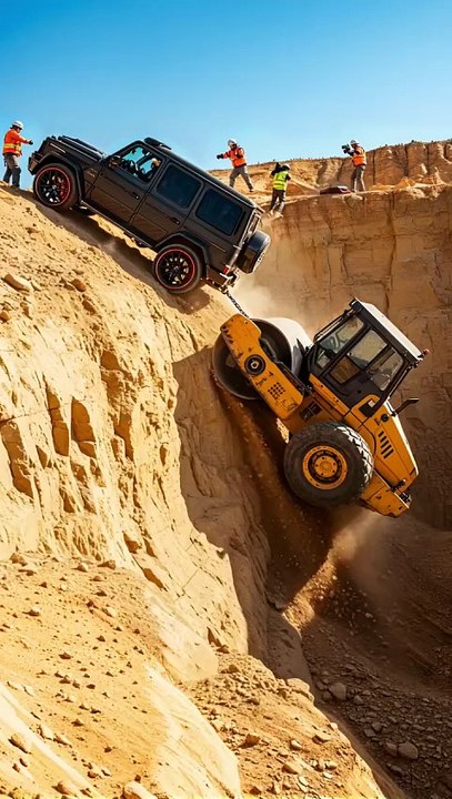 You Won't Believe What This G-Wagon Did on a Vertical Wall!