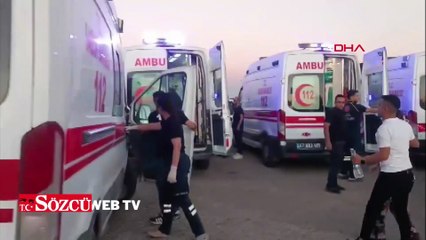 Mardin’de zincirleme kaza; 5’i çocuk 9 yaralı