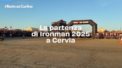 La partenza di Ironman 2025 a Cervia: il video