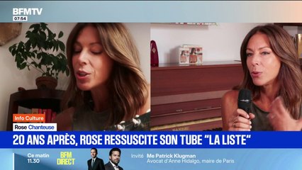 20 ans après, la chanteuse Rose ressuscite son tube "La liste"