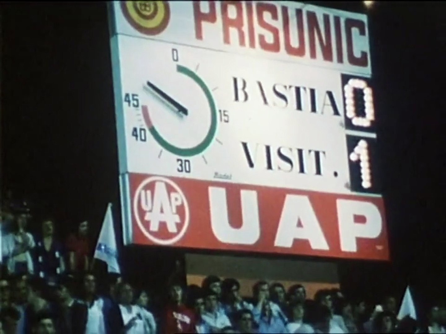 Fanion SC Bastia - Sporting Lisboa - 1/32e De Finale Coupe UEFA 1977