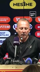 Beşiktaş Teknik Direktörü Sergen Yalçın: "Mağlup olmamız gayet normal"