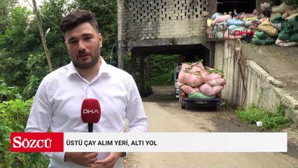 Üstü çay alım yeri, altı yol