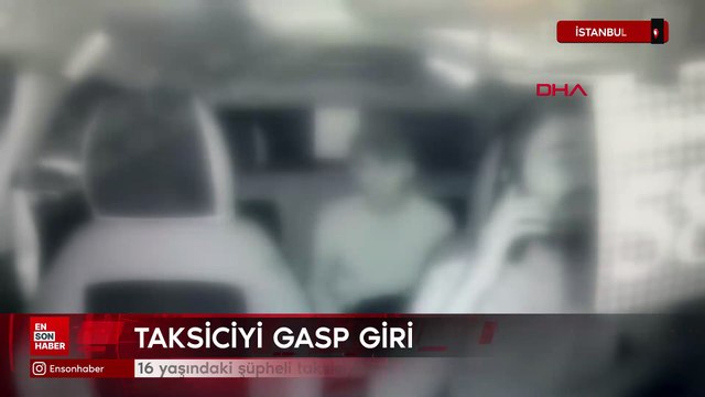 İstanbul'da 16 yaşındaki şüpheli taksiciyi ensesinden bıçaklayıp gasbetmeye çalıştı