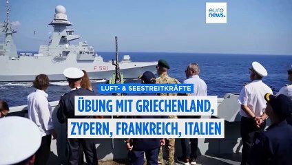Luft- & Seestreitkräfte: Übung mit Griechenland, Zypern, Frankreich, Italien