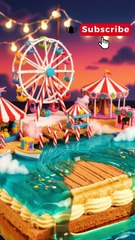 Miniature Carnival Pier in Jelly Cake 🎡🍭