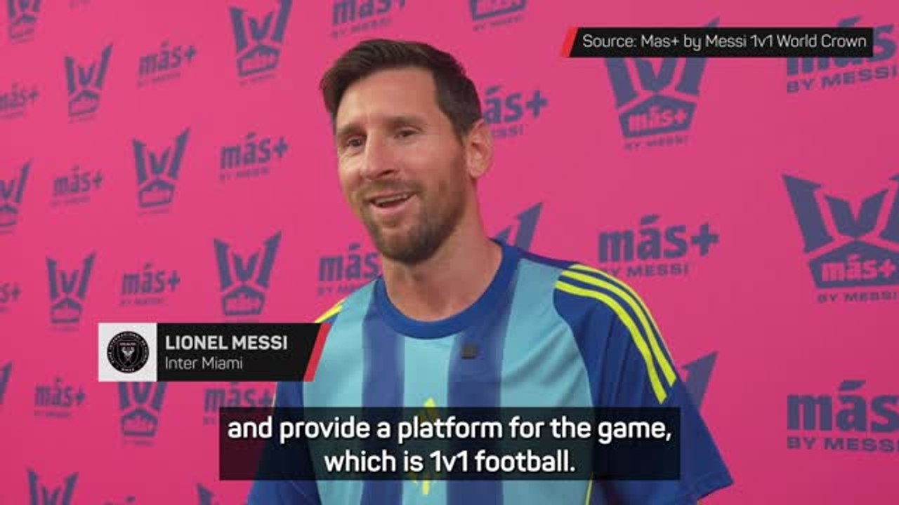 Messi thrilled to provide a platform for footballers to shine