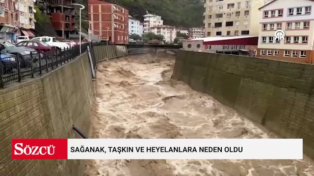 Artvin Borçka’da sağanak sele dönüştü: Karagöl ve köy yolları sular altında kaldı
