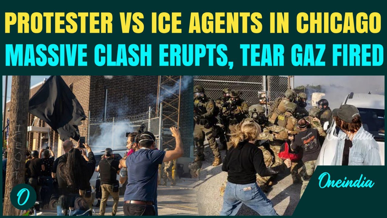 ICE Protests Turn VIOLENT In Chicago; Tear Gas, Rubber Bullets Fired At Protesters, Many Arrested