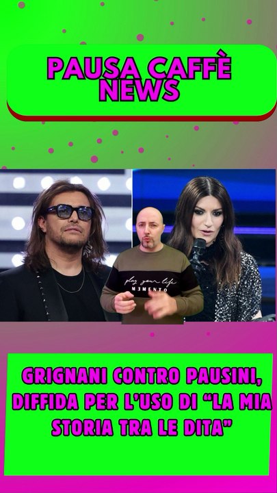 Grignani contro Pausini, diffida per l’uso di “La mia storia tra le dita”..