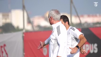 Benfica - Mourinho dirige son premier entraînement