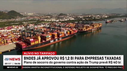 BNDES aprova plano de R$ 1,2 bi para empresas afetadas pelo tarifaço de Trump