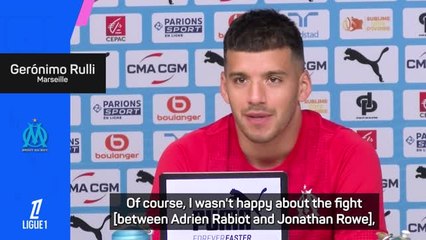 Rabiot and Rowe's fight was 'hard and painful' for Marseille to deal with