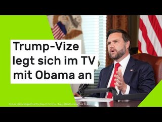 Trump-Vize legt sich im TV mit Obama an