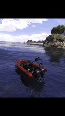 GTA 5 Smooth Boat Ride 🚤 | Perfect Driving Skills