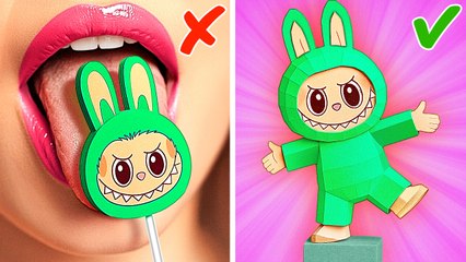 I Got Adopted by LABUBU! What If LABUBU Becomes Alive