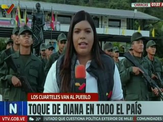 Inicia el "Toque de Diana" en todo el país desde el Batallón Simón Bolívar de Fuerte Tiuna